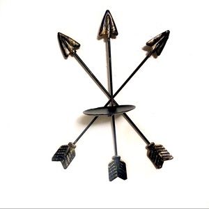 3 piece arrow candle holder house decoration